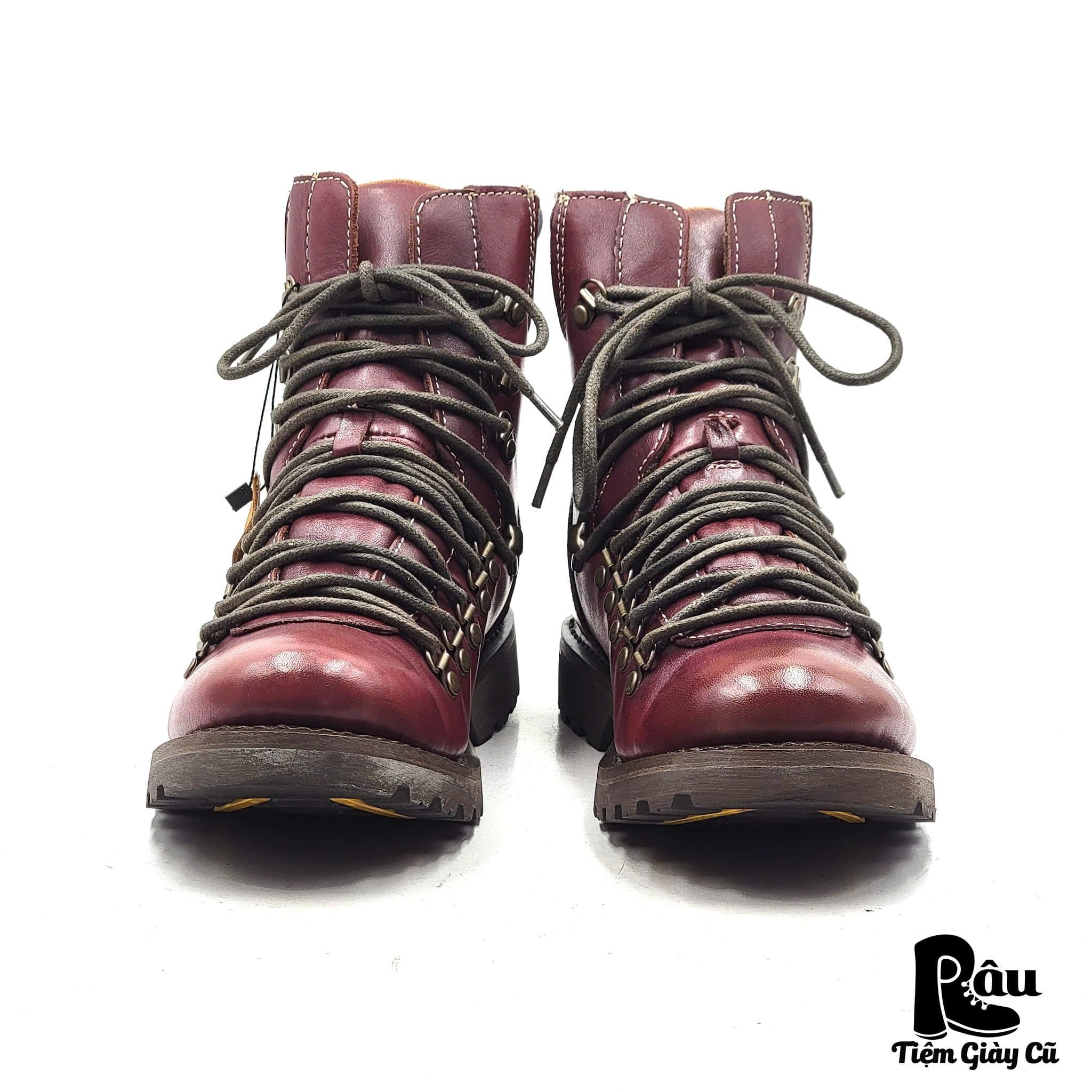  |SIZE 41| PATH FINDER PF8653 BURGUNDY HIKING ANKLE BOOT Z41-8259 
