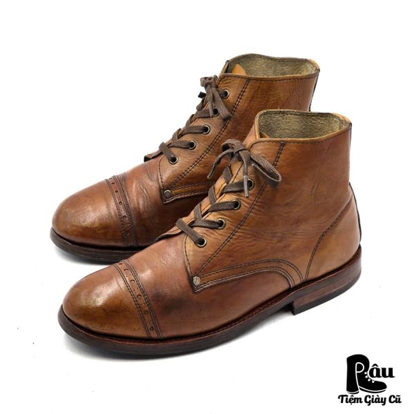  |SIZE 39| CLARK VINTAGE WELTED CAP-TOE LACE-UP BOOT Z39-8270 