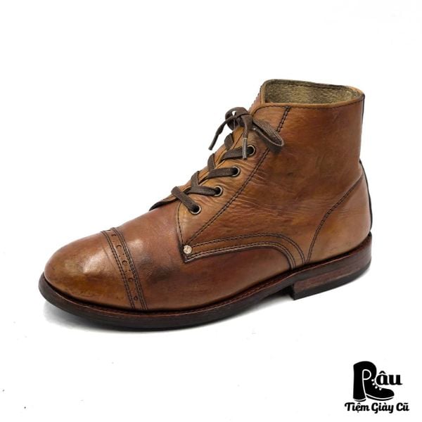 |SIZE 39| CLARK VINTAGE WELTED CAP-TOE LACE-UP BOOT Z39-8270 