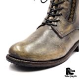  |SIZE 38.5| BED|STÜ TACTIC DISTRESSED SIDE-ZIP LACE-UP BOOT Z38.5-8276 