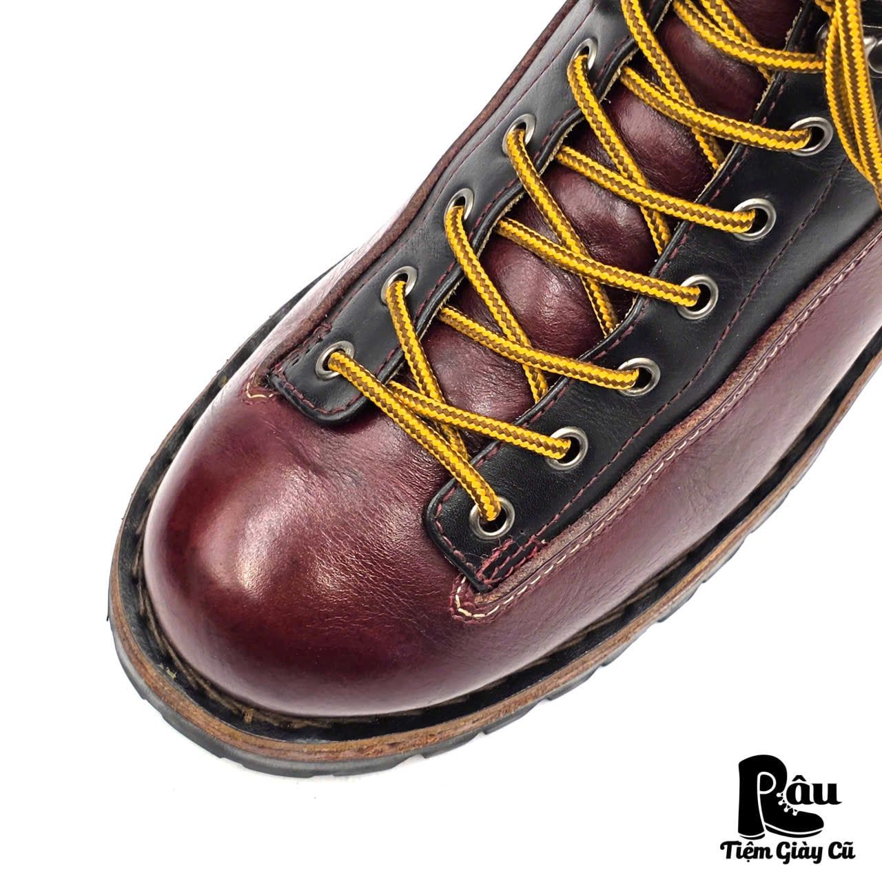  |SIZE 38.5| HANDMADE TWO-TONE VIBRAM LUG SOLE LACE-TO-TOE BOOT Z38.5-8279 