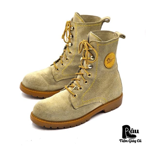  |SIZE 38.5| PANAMA JACK VINTAGE 1201 TAN SUEDE WORK BOOT Z38.5-8281 