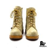  |SIZE 38.5| PANAMA JACK VINTAGE 1201 TAN SUEDE WORK BOOT Z38.5-8281 