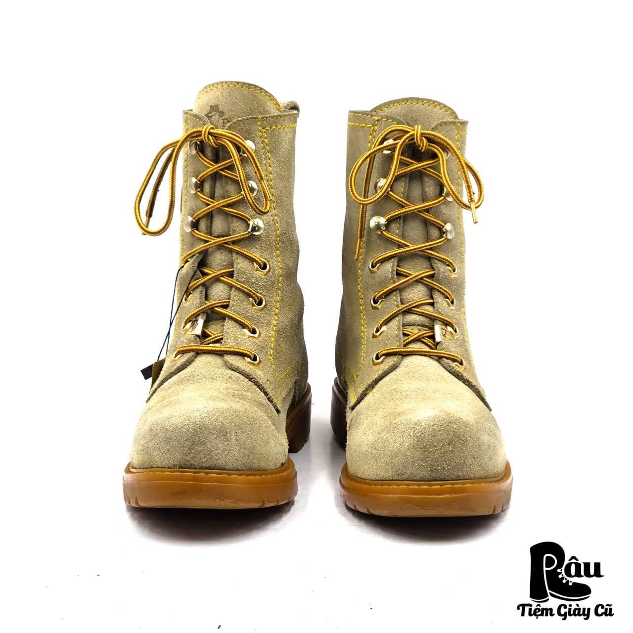  |SIZE 38.5| PANAMA JACK VINTAGE 1201 TAN SUEDE WORK BOOT Z38.5-8281 