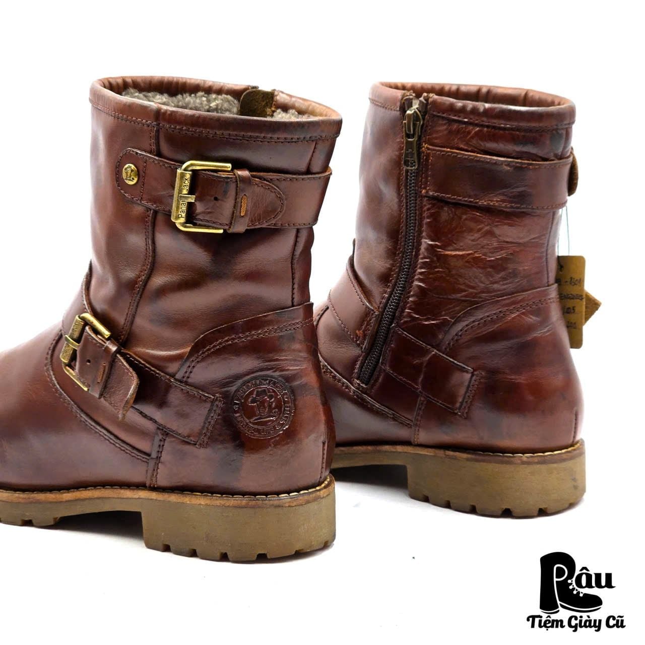  |SIZE 39| PANAMA JACK FELINA IGLOO SIDE-ZIP ENGINEER BOOT Z39-8301 