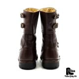  |SIZE 41| VINTAGE 80S OPINACZE DOUBLE BUCKLE COMBAT BOOT Z41-8291 