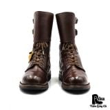  |SIZE 41| VINTAGE 80S OPINACZE DOUBLE BUCKLE COMBAT BOOT Z41-8291 