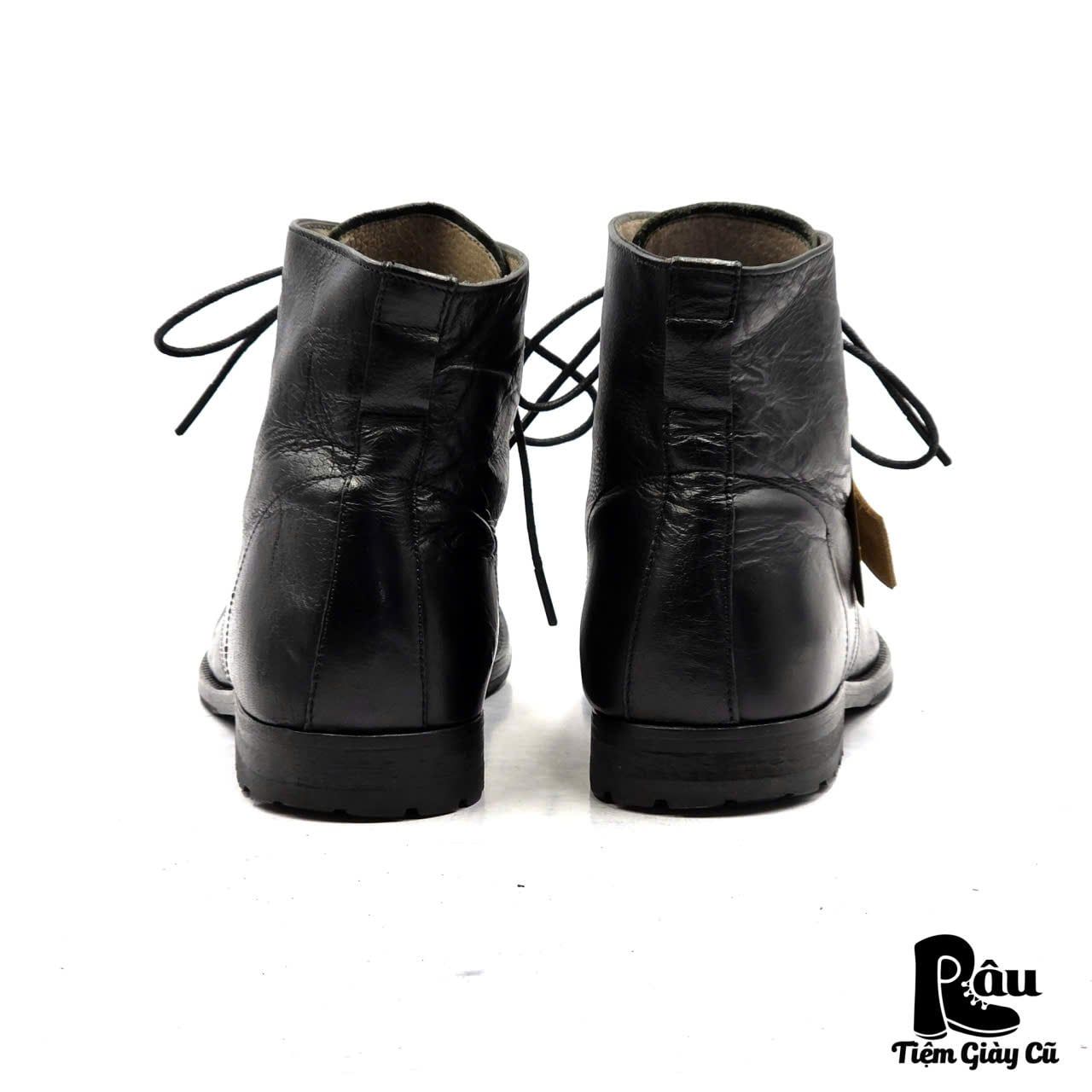  |SIZE 39| PAOLO SARTORI ITALIAN MINIMAL LACE-UP BOOT Z39-8250 