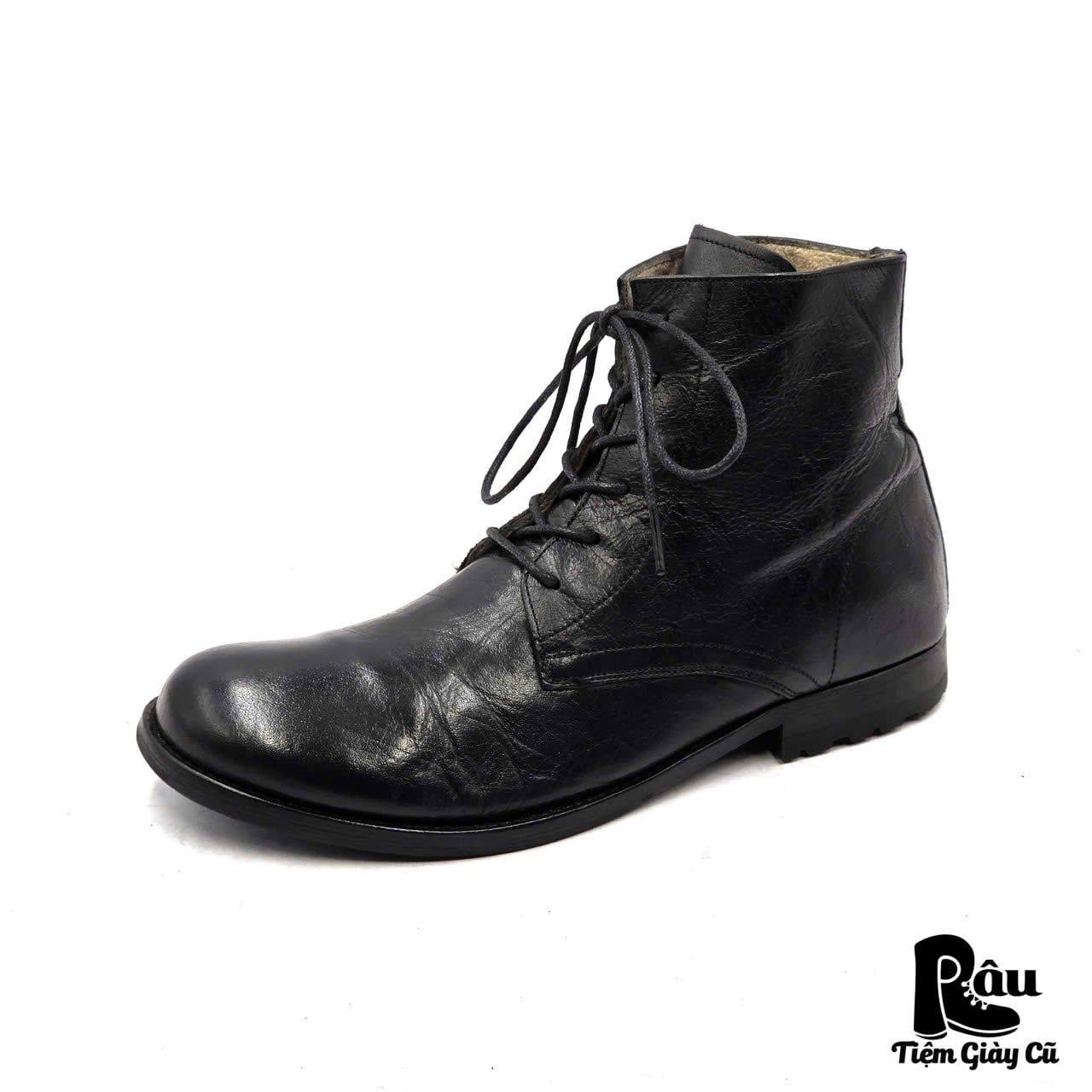 |SIZE 39| PAOLO SARTORI ITALIAN MINIMAL LACE-UP BOOT Z39-8250 