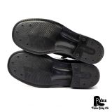  |SIZE 44| LOGAN FOOTWEAR ITALIAN BLACK COMBAT LACE-UP BOOT Z44-8288 