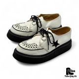  |SIZE 41| GEORGE COX 13291 BLACK STAR SKIPTON CREEPER SHOES Z41-8320 