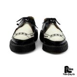  |SIZE 38.5| GEORGE COX VINTAGE 3705 DIANO TWO-TONE POINTED CREEPER SHOES Z38.5-8322 