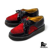  |SIZE 37| GEORGE COX 7085 V TWO-TONE D-RING CREEPER SHOES Z37-8321 