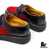  |SIZE 37| GEORGE COX 7085 V TWO-TONE D-RING CREEPER SHOES Z37-8321 