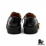  |SIZE 37| GEORGE COX 7085 V TWO-TONE D-RING CREEPER SHOES Z37-8321 
