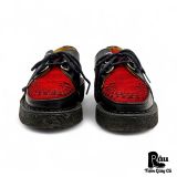  |SIZE 37| GEORGE COX 7085 V TWO-TONE D-RING CREEPER SHOES Z37-8321 