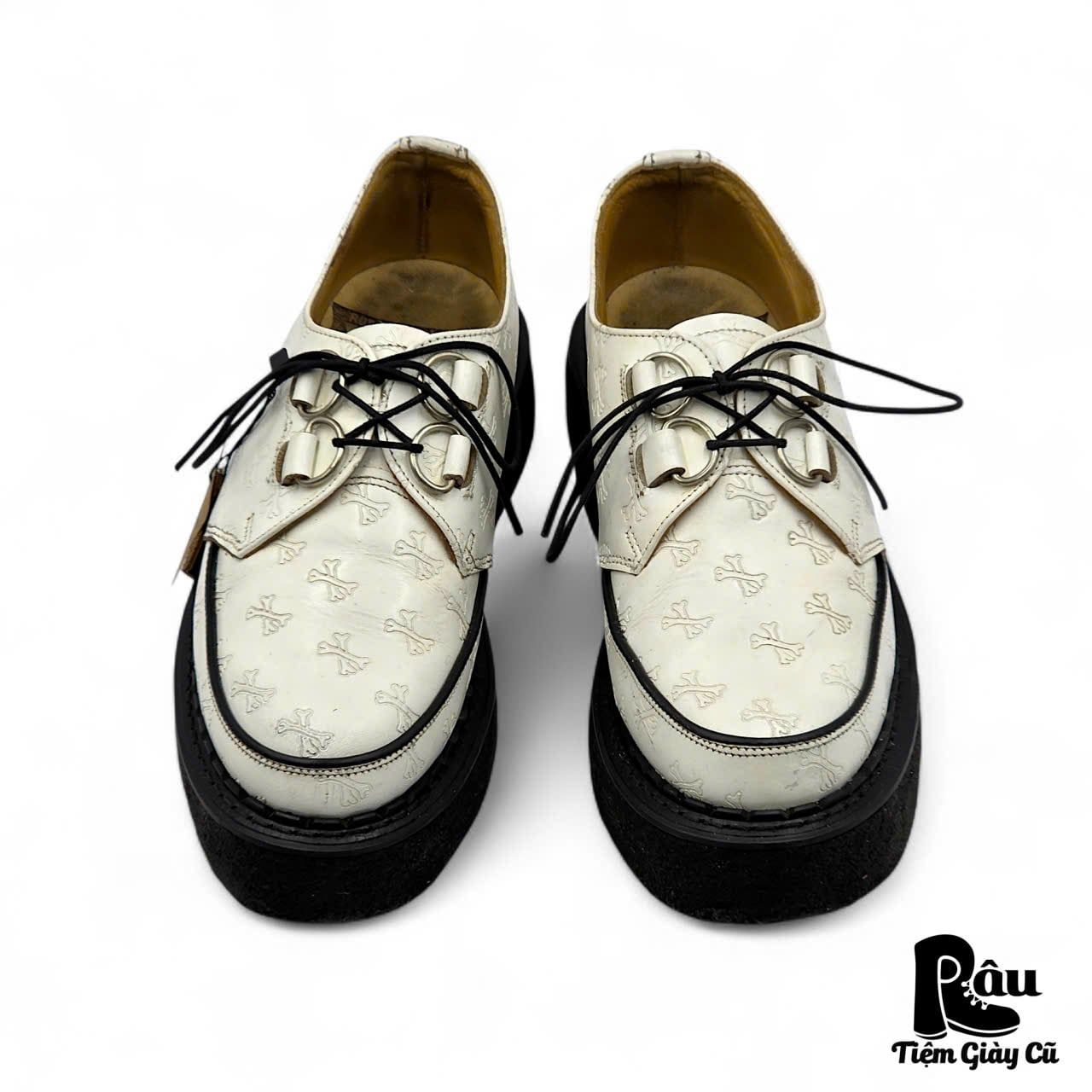 |SIZE 39| GEORGE COX x LA. MAMA SHIBUYA 8961 CROSSBONES D-RING GIBSON CREEPER SHOES Z39-8319 
