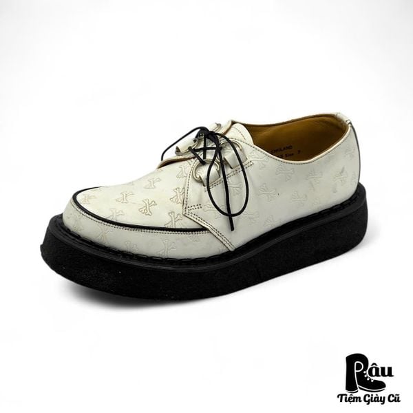  |SIZE 39| GEORGE COX x LA. MAMA SHIBUYA 8961 CROSSBONES D-RING GIBSON CREEPER SHOES Z39-8319 