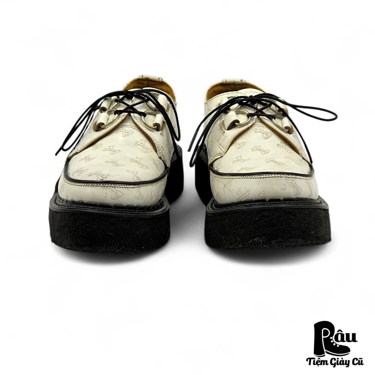  |SIZE 39| GEORGE COX x LA. MAMA SHIBUYA 8961 CROSSBONES D-RING GIBSON CREEPER SHOES Z39-8319 