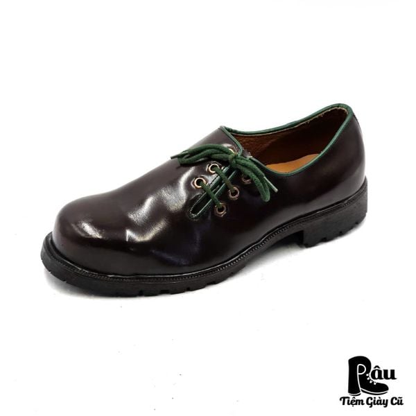  |SIZE 39| RIDUM BROWN HAFERLSCHUH STEEL-TOE LEATHER SHOES Z39-8325 