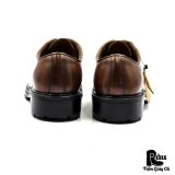  |SIZE 40| BROWN VIBRAM MONTAGNA DERBY SHOES Z40-8326 