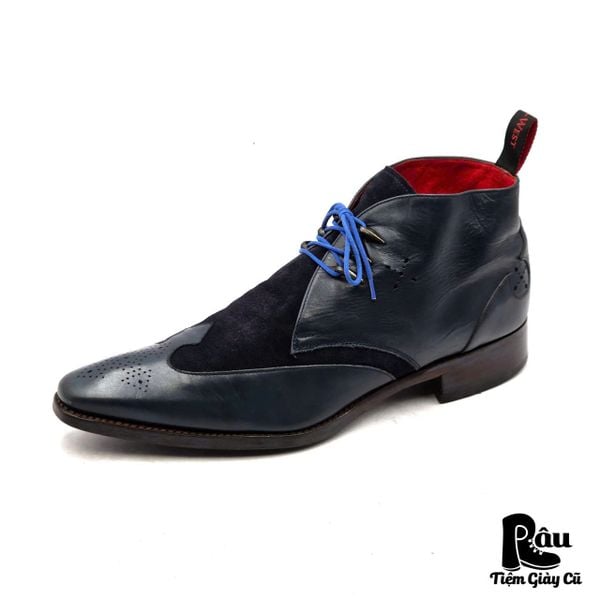  |SIZE 43| JEFFERY WEST VILLAIN TWO-TONE ORCA O’TOOLE CROSS PUNCH CHUKKA BOOT Z43-8333 