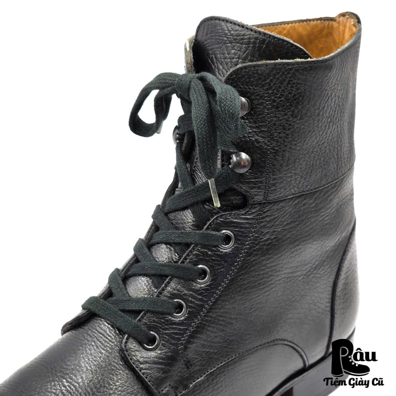  |SIZE 41| JOHN VARVATOS SIX O'SIX 606 BLACK CONVERTIBLE COMBAT BOOT Z41-8353 
