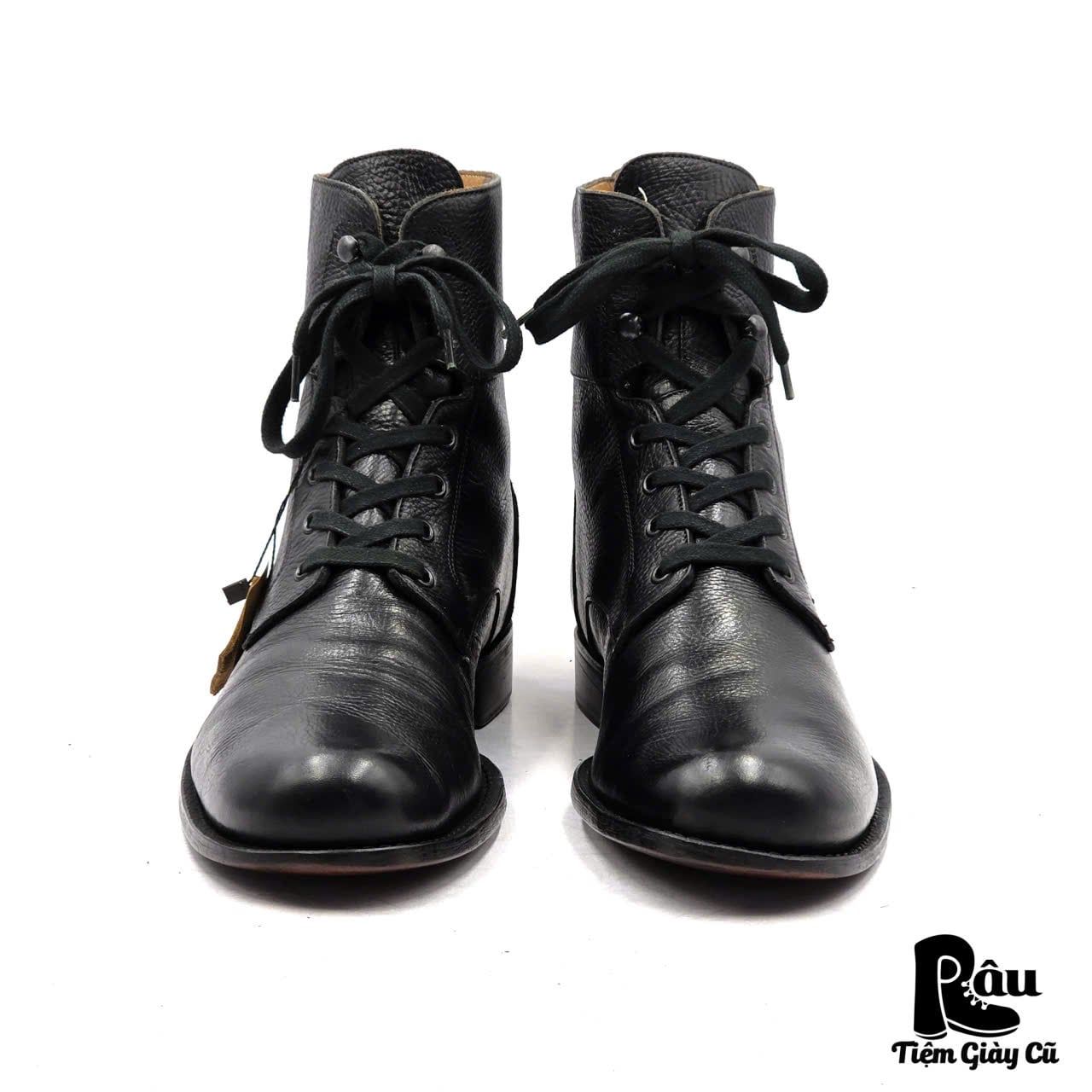  |SIZE 41| JOHN VARVATOS SIX O'SIX 606 BLACK CONVERTIBLE COMBAT BOOT Z41-8353 