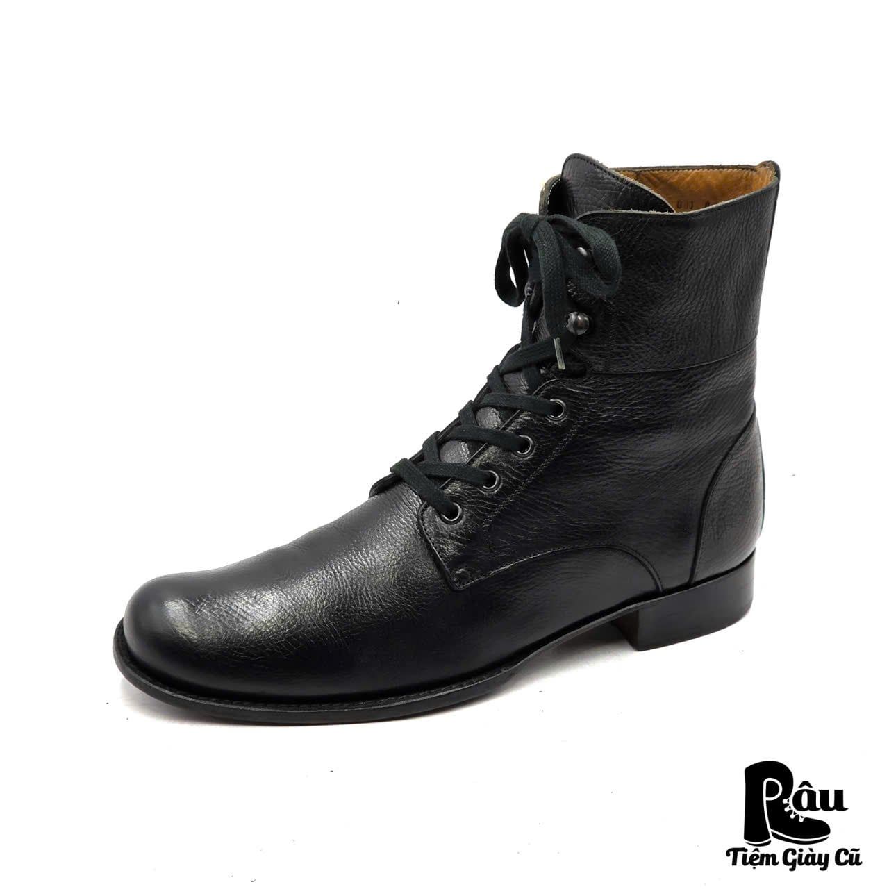  |SIZE 41| JOHN VARVATOS SIX O'SIX 606 BLACK CONVERTIBLE COMBAT BOOT Z41-8353 