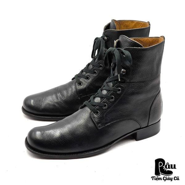  |SIZE 41| JOHN VARVATOS SIX O'SIX 606 BLACK CONVERTIBLE COMBAT BOOT Z41-8353 