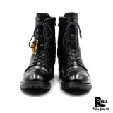  |SIZE 40| AMERICAN RAG CIE X MARCHERCHER MC-99AR BLACK SIDE-ZIP LACE-UP BOOT Z40-8352 