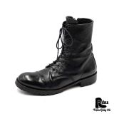  |SIZE 40| AMERICAN RAG CIE X MARCHERCHER MC-99AR BLACK SIDE-ZIP LACE-UP BOOT Z40-8352 