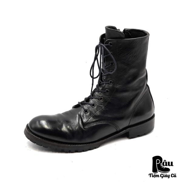  |SIZE 40| AMERICAN RAG CIE X MARCHERCHER MC-99AR BLACK SIDE-ZIP LACE-UP BOOT Z40-8352 