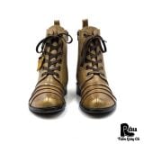  |SIZE 40| HAWKINS 5180 PROTAMODA UOMO STACKED SIDE-ZIP LACE-UP BOOT Z40-8369 