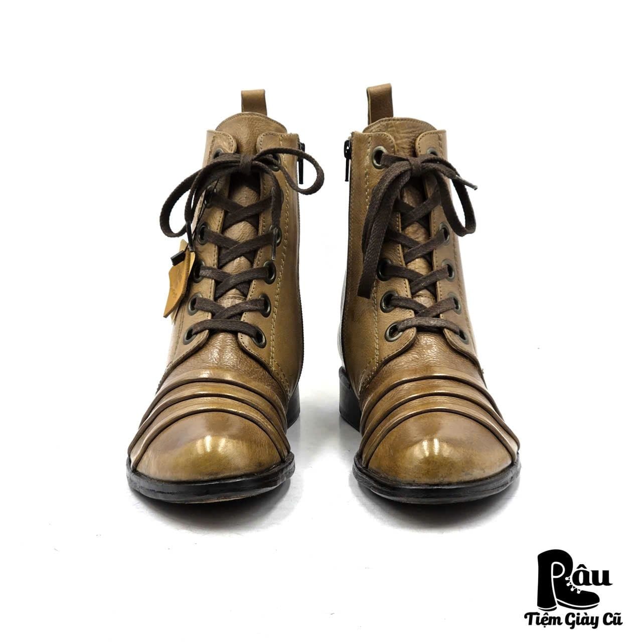  |SIZE 40| HAWKINS 5180 PROTAMODA UOMO STACKED SIDE-ZIP LACE-UP BOOT Z40-8369 