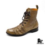  |SIZE 40| HAWKINS 5180 PROTAMODA UOMO STACKED SIDE-ZIP LACE-UP BOOT Z40-8369 