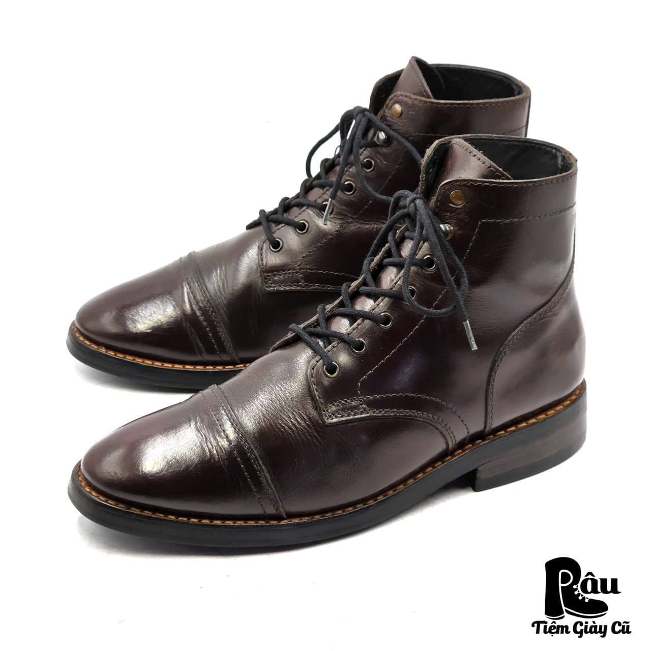  |SIZE 42| THURSDAY CAPTAIN BROWN CLASSIC LACE-UP BOOT Z42-8359 