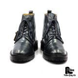  |SIZE 41| CARVEN NAVY BLUE LUG SOLE LACE-UP BOOT Z41-8358 