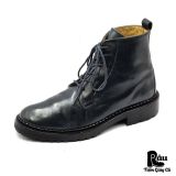  |SIZE 41| CARVEN NAVY BLUE LUG SOLE LACE-UP BOOT Z41-8358 