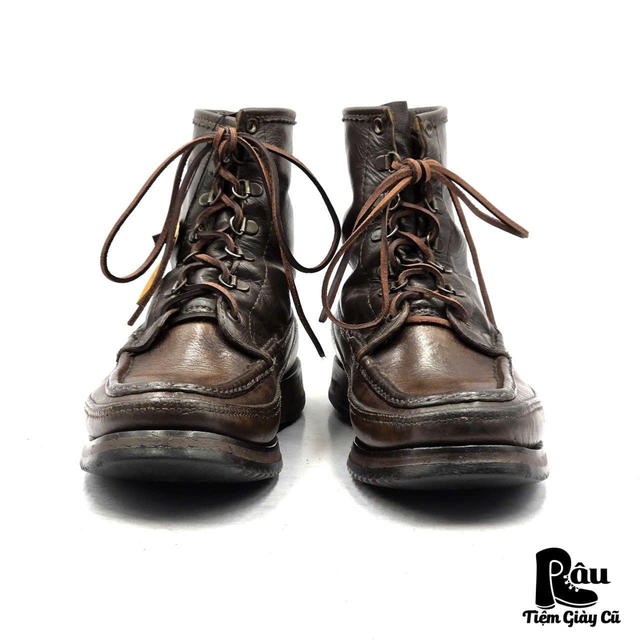  |SIZE 39| W.C. RUSSELL MOCCASIN VINTAGE 80S SOUTH 40S BIRD SHOOTER SHORT TOP BOOT Z39-8260 