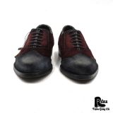  |SIZE 38| JEFFERSON & CO VINTAGE ITALIAN TWO TONE OXFORD DRESS SHOES AX38-8220 