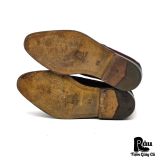  |SIZE 38| JEFFERSON & CO VINTAGE ITALIAN TWO TONE OXFORD DRESS SHOES AX38-8220 
