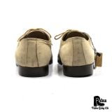  |SIZE 39| VITTORIO CARINI BARASSI VINTAGE ITALIAN NUBUCK WOVEN DERBY SHOES AX39-8340 