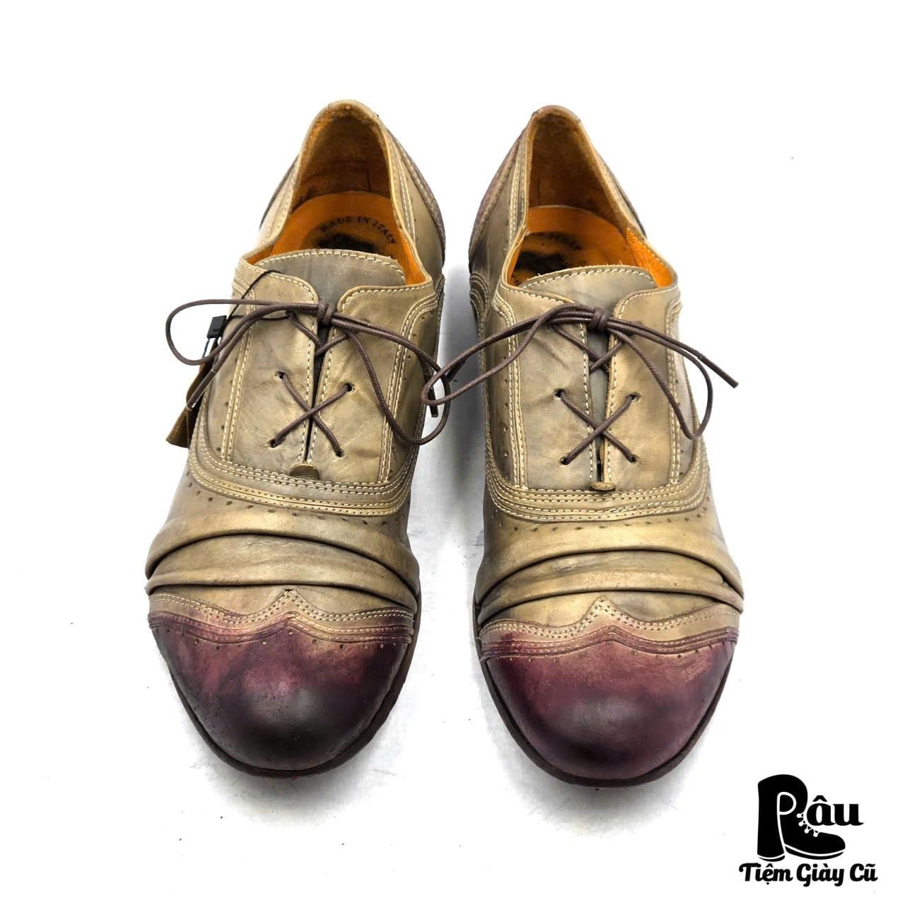  |SIZE 41| WE ARE ITALIAN HYBRID WINGTIP OXFORD DRESS SHOES AX41-8263 