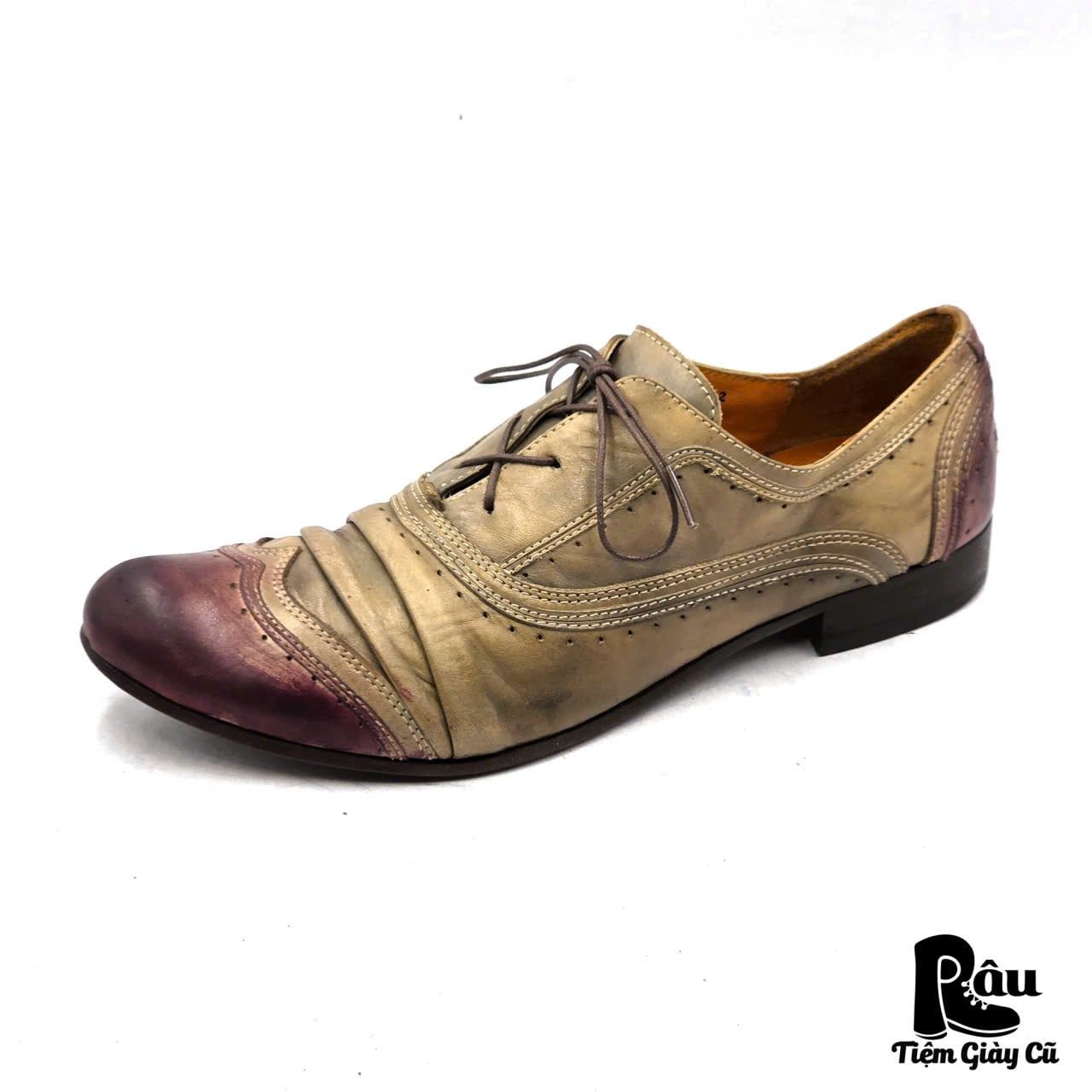  |SIZE 41| WE ARE ITALIAN HYBRID WINGTIP OXFORD DRESS SHOES AX41-8263 