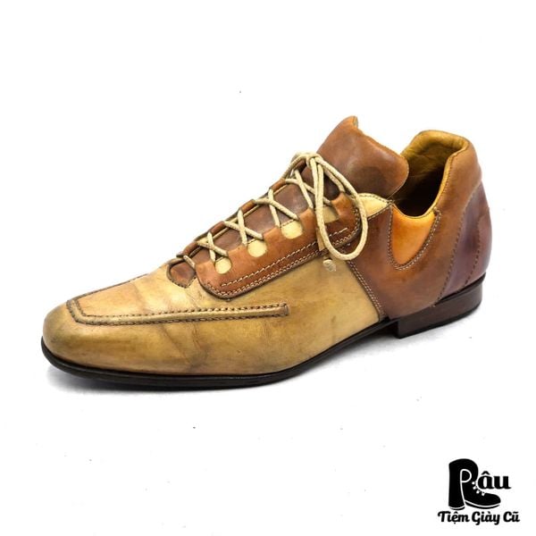  |SIZE 43| BRANCHINI CALZOLERIA VINTAGE ITALIAN CASUAL LACE-UP SHOES AX43-8341 
