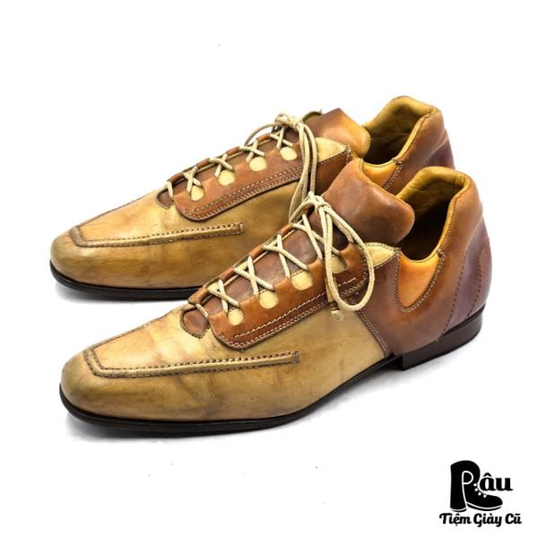  |SIZE 43| BRANCHINI CALZOLERIA VINTAGE ITALIAN CASUAL LACE-UP SHOES AX43-8341 