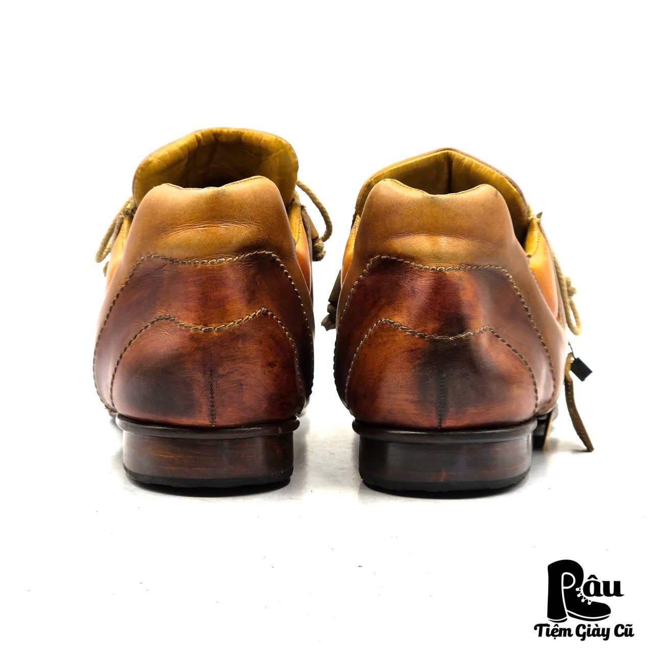  |SIZE 43| BRANCHINI CALZOLERIA VINTAGE ITALIAN CASUAL LACE-UP SHOES AX43-8341 