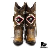  |SIZE 37| LAREDO 52376 LADIES BAILEY HONEY BROWN SNIP TOW COWBOY BOOT Z37-8379 