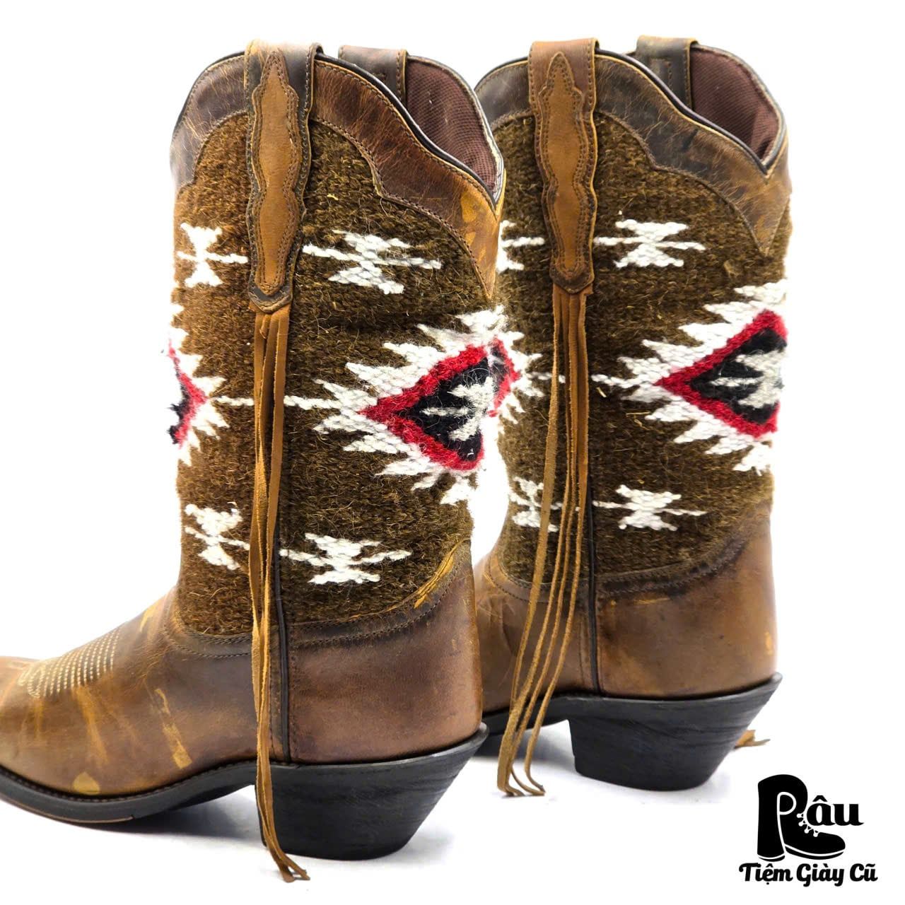  |SIZE 37| LAREDO 52376 LADIES BAILEY HONEY BROWN SNIP TOW COWBOY BOOT Z37-8379 